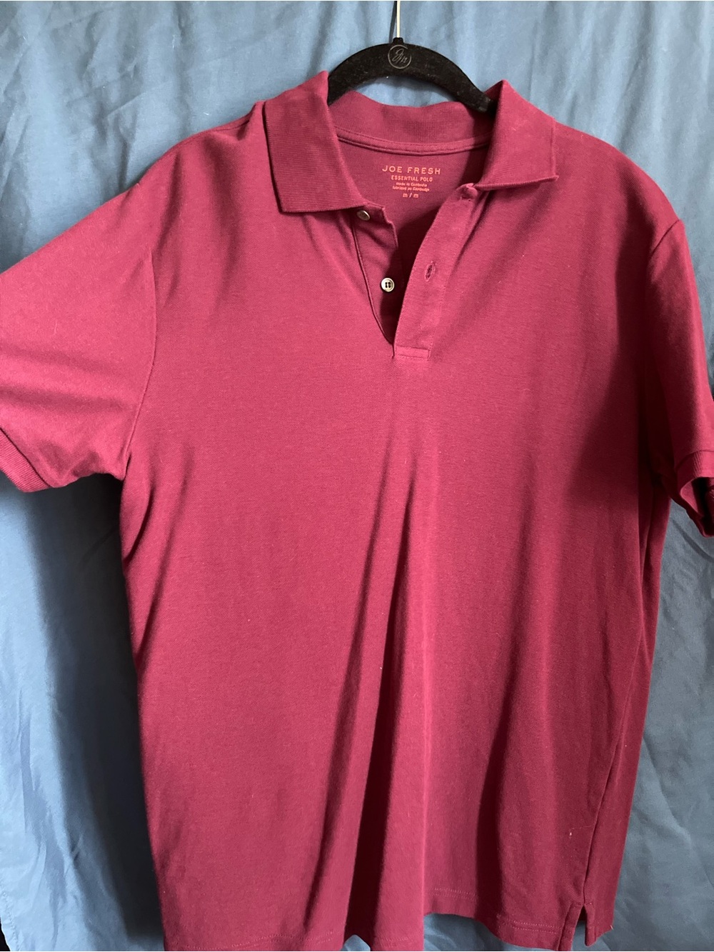 Joe Fresh Men's Burgundy Polo